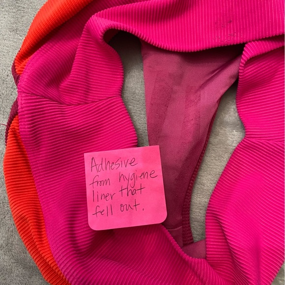 New! Beach Riot Emmy be mine colorblock high waisted bottom 24889 - Picture 7 of 11